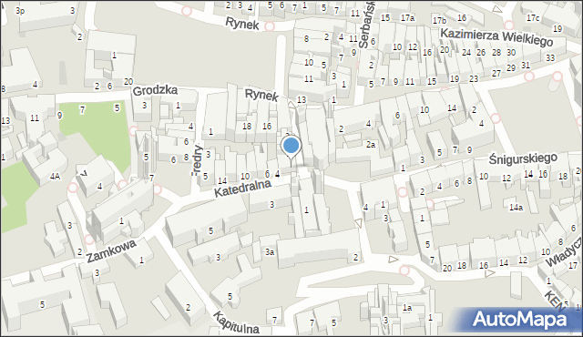 Przemyśl, Asnyka Adama, 6, mapa Przemyśla