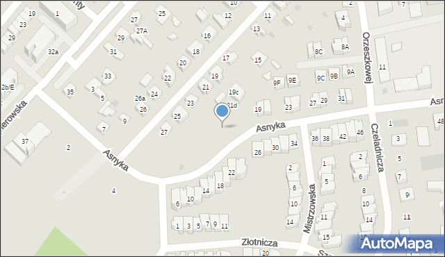 Puck, Asnyka Adama, 17, mapa Puck