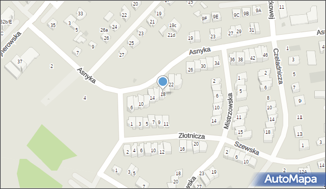 Puck, Asnyka Adama, 18, mapa Puck