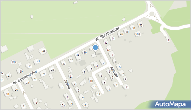 Siemianowice Śląskie, Astrów, 2a, mapa Siemianowice Śląskie