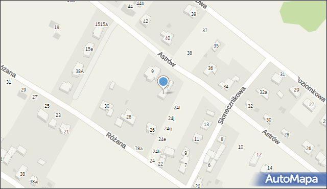 Stanowice, Astrów, 7a, mapa Stanowice