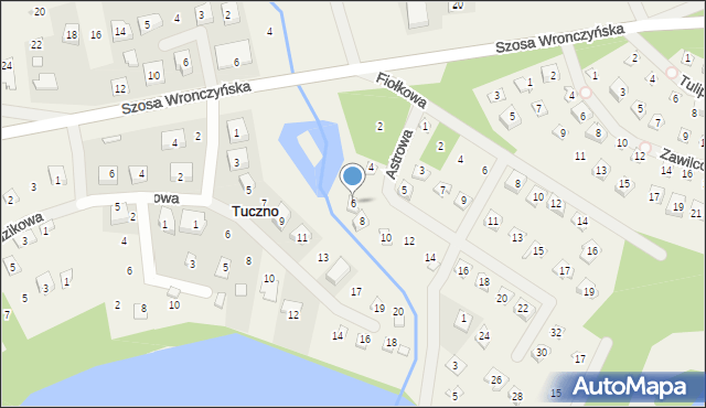 Stęszewko, Astrowa, 6, mapa Stęszewko