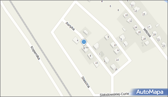 Stupsk, Asnyka Adama, 6, mapa Stupsk