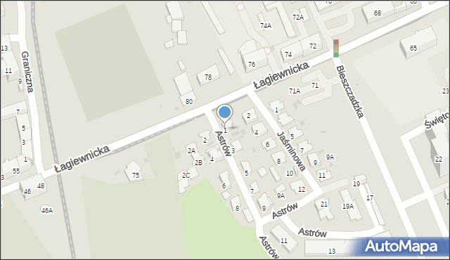 Świętochłowice, Astrów, 1, mapa Świętochłowice