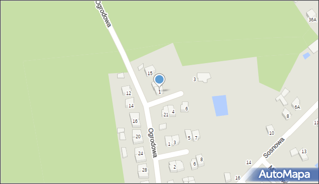 Szepietowo, Asnyka Adama, 1, mapa Szepietowo