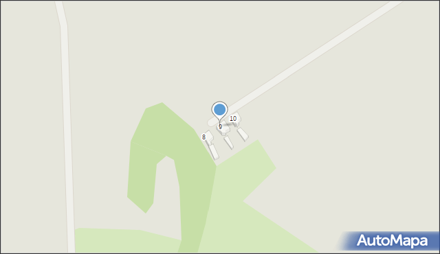 Szprotawa, Asnyka Adama, 9, mapa Szprotawa