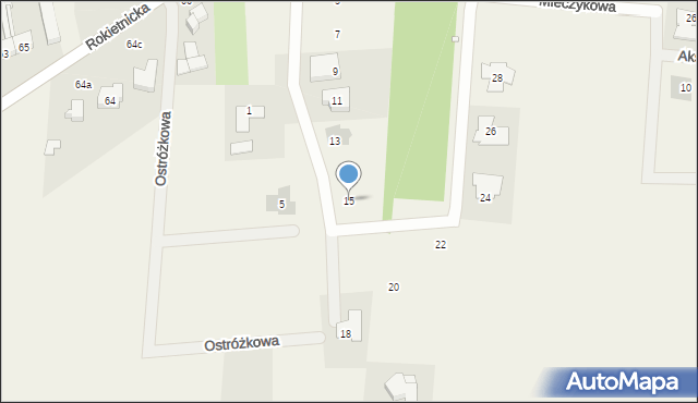 Tarnowo Podgórne, Astrowa, 15, mapa Tarnowo Podgórne