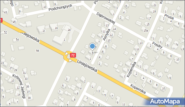 Turek, Asnyka Adama, 3, mapa Turka