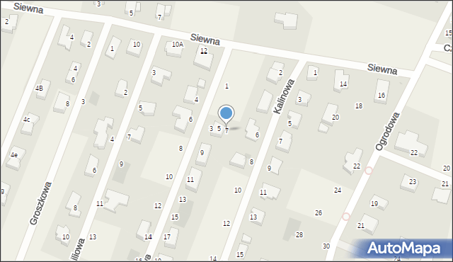 Wołczkowo, Astrowa, 7, mapa Wołczkowo