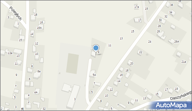 Żarki, Astronautów, 9B, mapa Żarki
