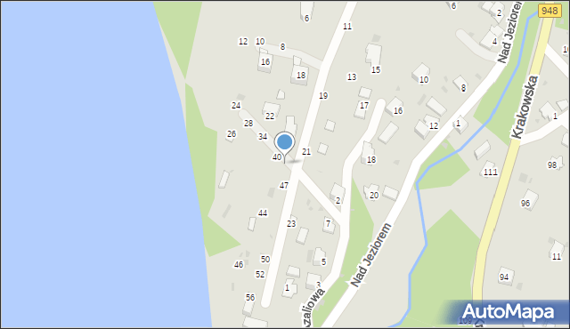 Żywiec, Astrów, 42, mapa Żywiec