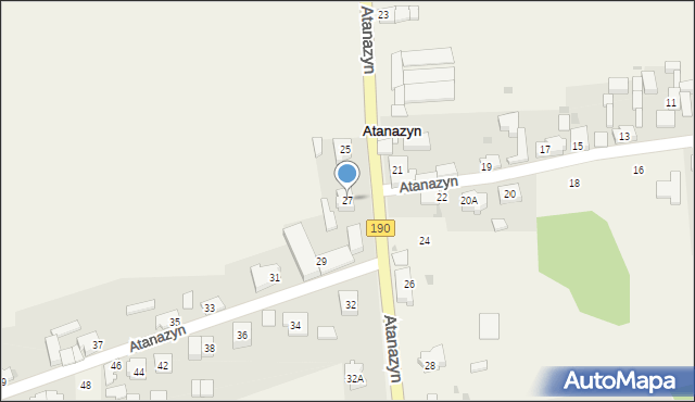Atanazyn, Atanazyn, 27, mapa Atanazyn