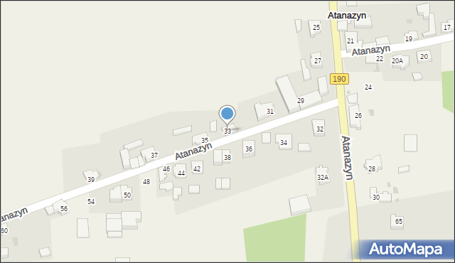 Atanazyn, Atanazyn, 33, mapa Atanazyn