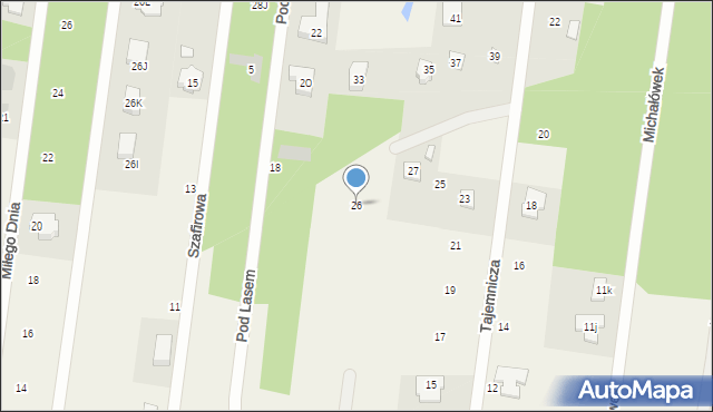 Michałówek, Atrakcyjna, 26, mapa Michałówek