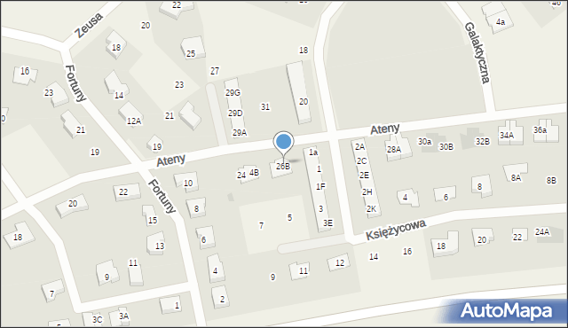 Straszyn, Ateny, 30, mapa Straszyn