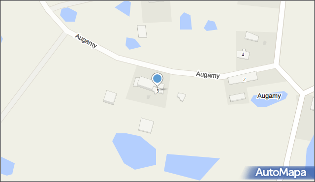 Augamy, Augamy, 3, mapa Augamy