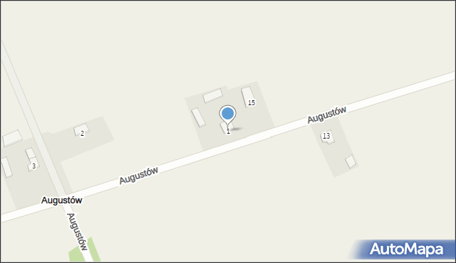 Augustów, Augustów, 1, mapa Augustów