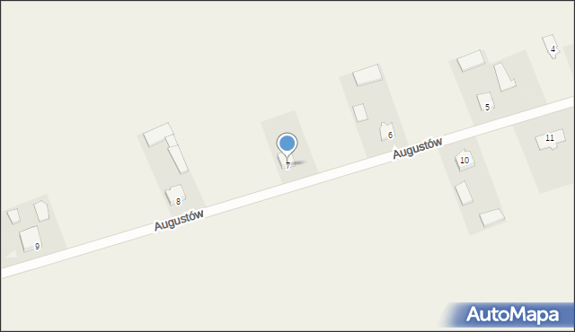 Augustów, Augustów, 7, mapa Augustów