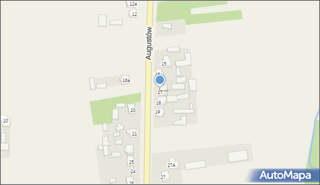 Augustów, Augustów, 17, mapa Augustów