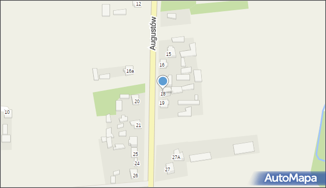 Augustów, Augustów, 18, mapa Augustów