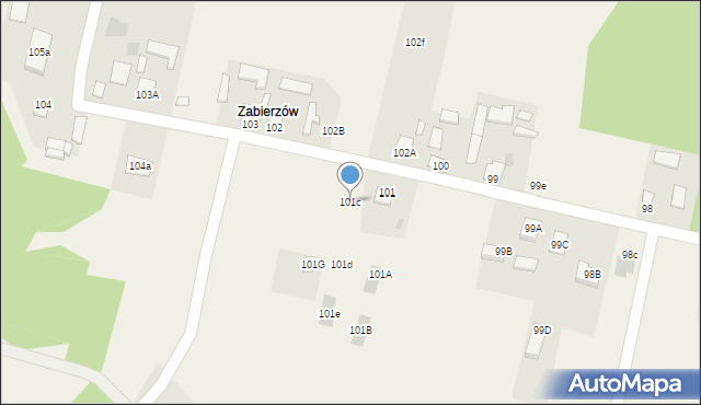 Augustów, Augustów, 101c, mapa Augustów