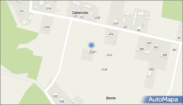 Augustów, Augustów, 101G, mapa Augustów