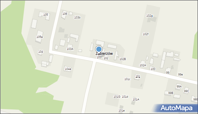 Augustów, Augustów, 103, mapa Augustów