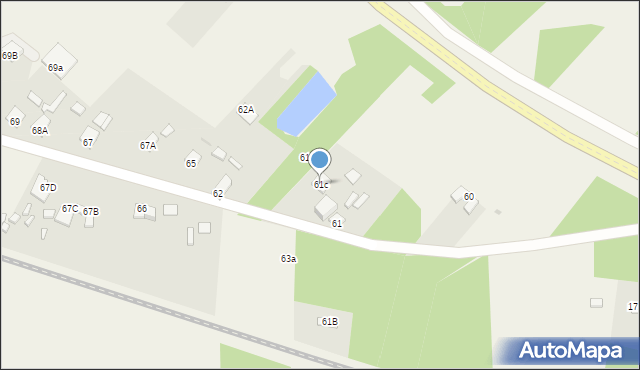 Augustów, Augustów, 61c, mapa Augustów