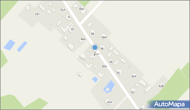 Augustów, Augustów, 87, mapa Augustów