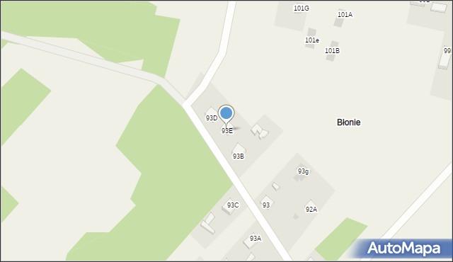 Augustów, Augustów, 93E, mapa Augustów