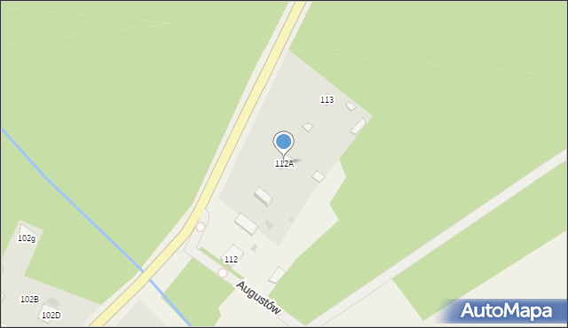 Augustów, Augustów, 112A, mapa Augustów
