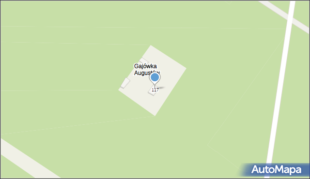 Augustów, Augustów, 117, mapa Augustów