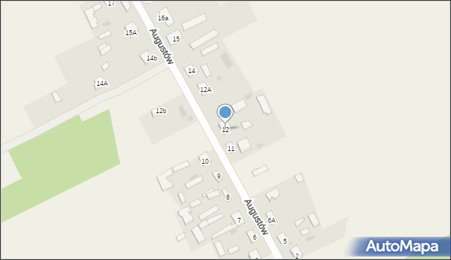 Augustów, Augustów, 12, mapa Augustów