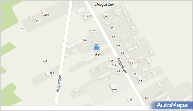 Augustów, Augustów, 37A, mapa Augustów