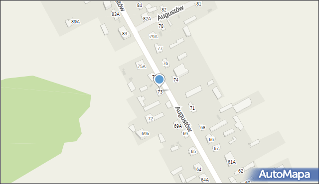 Augustów, Augustów, 73, mapa Augustów