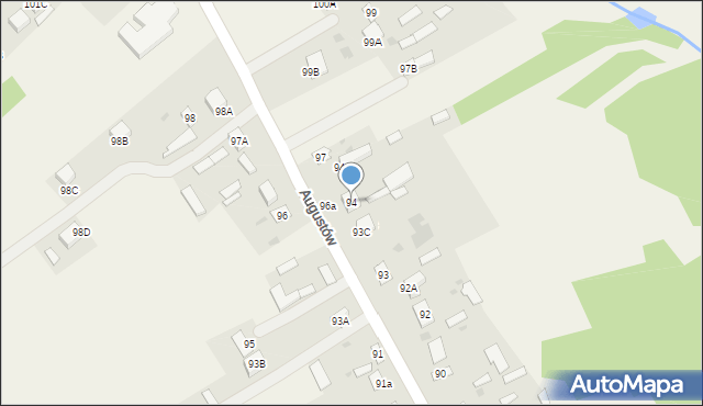Augustów, Augustów, 94, mapa Augustów