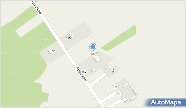 Augustów, Augustów, 18F, mapa Augustów