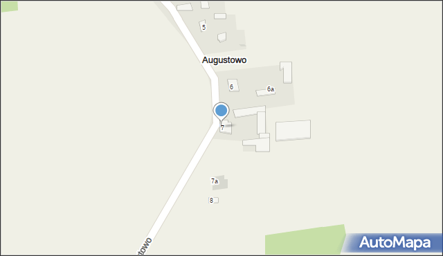 Augustowo, Augustowo, 7, mapa Augustowo