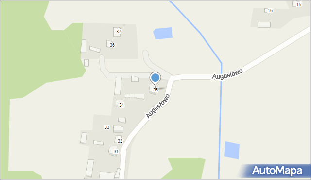 Augustowo, Augustowo, 35, mapa Augustowo