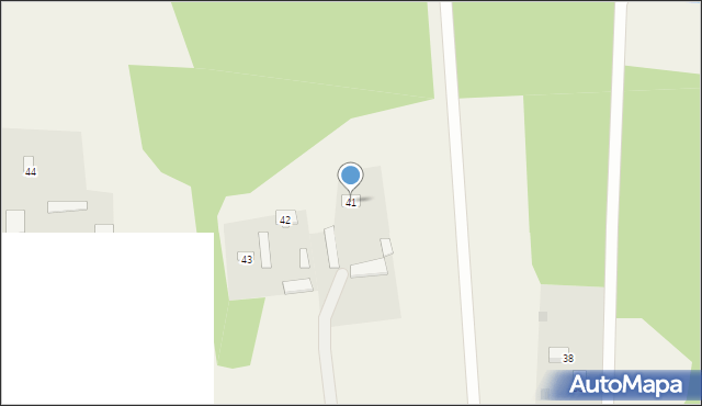 Augustowo, Augustowo, 41, mapa Augustowo