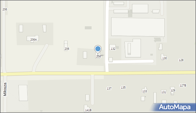 Augustowo, Augustowo, 204, mapa Augustowo