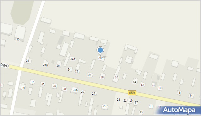 Augustowo, Augustowo, 20A, mapa Augustowo