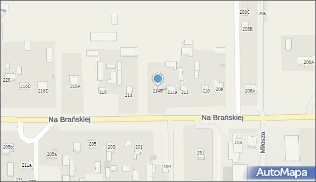 Augustowo, Augustowo, 214B, mapa Augustowo