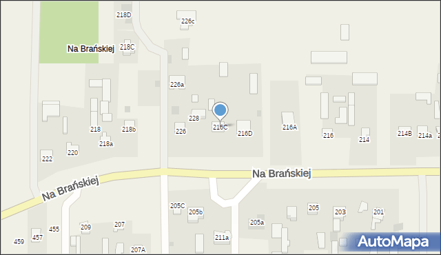 Augustowo, Augustowo, 216C, mapa Augustowo