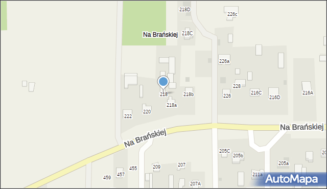 Augustowo, Augustowo, 218, mapa Augustowo