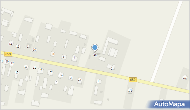 Augustowo, Augustowo, 4a, mapa Augustowo