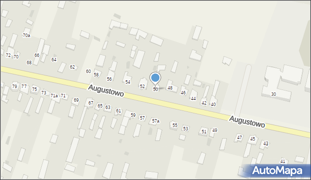 Augustowo, Augustowo, 50, mapa Augustowo