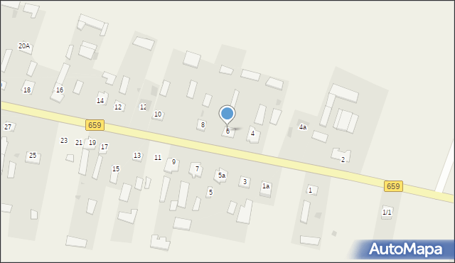 Augustowo, Augustowo, 6, mapa Augustowo