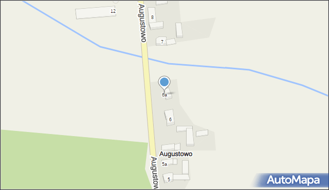Augustowo, Augustowo, 6a, mapa Augustowo