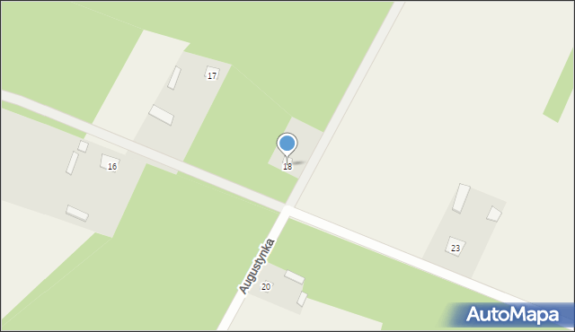 Augustynka, Augustynka, 18, mapa Augustynka